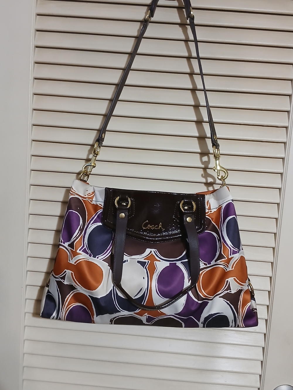Coach Ashley Scarf Print Carryall